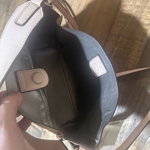 Cate Riley -  Leather Crossbody Bag in Blush - Picture 6 of 14